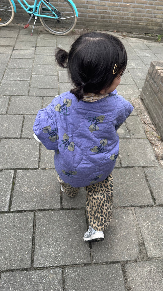 Wide Leg Leopard Trousers