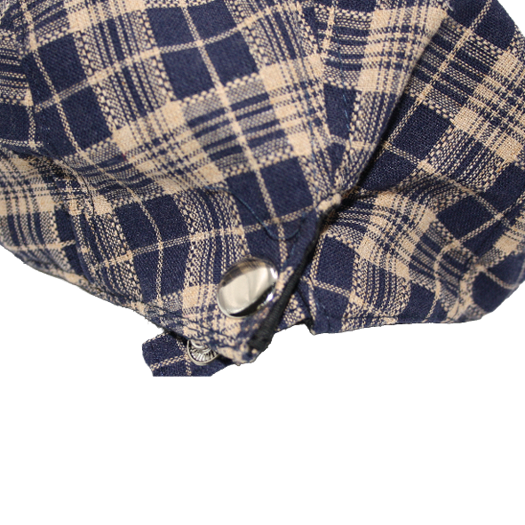 Cap Checked Blue