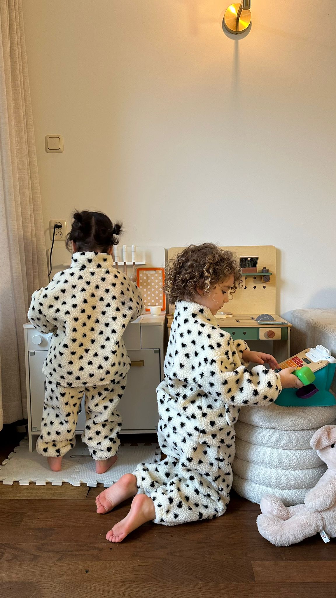 Teddy Zip Sweat Hearts