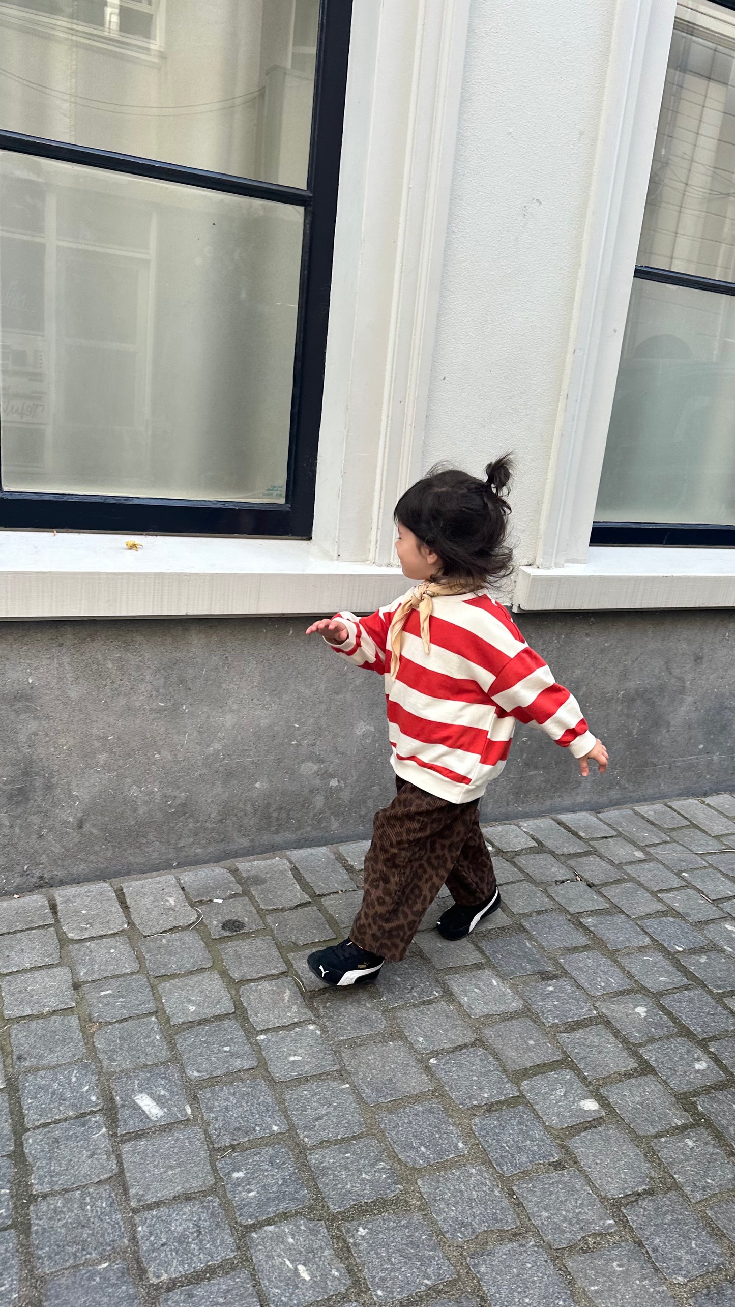 Striped Sweatshirt Red