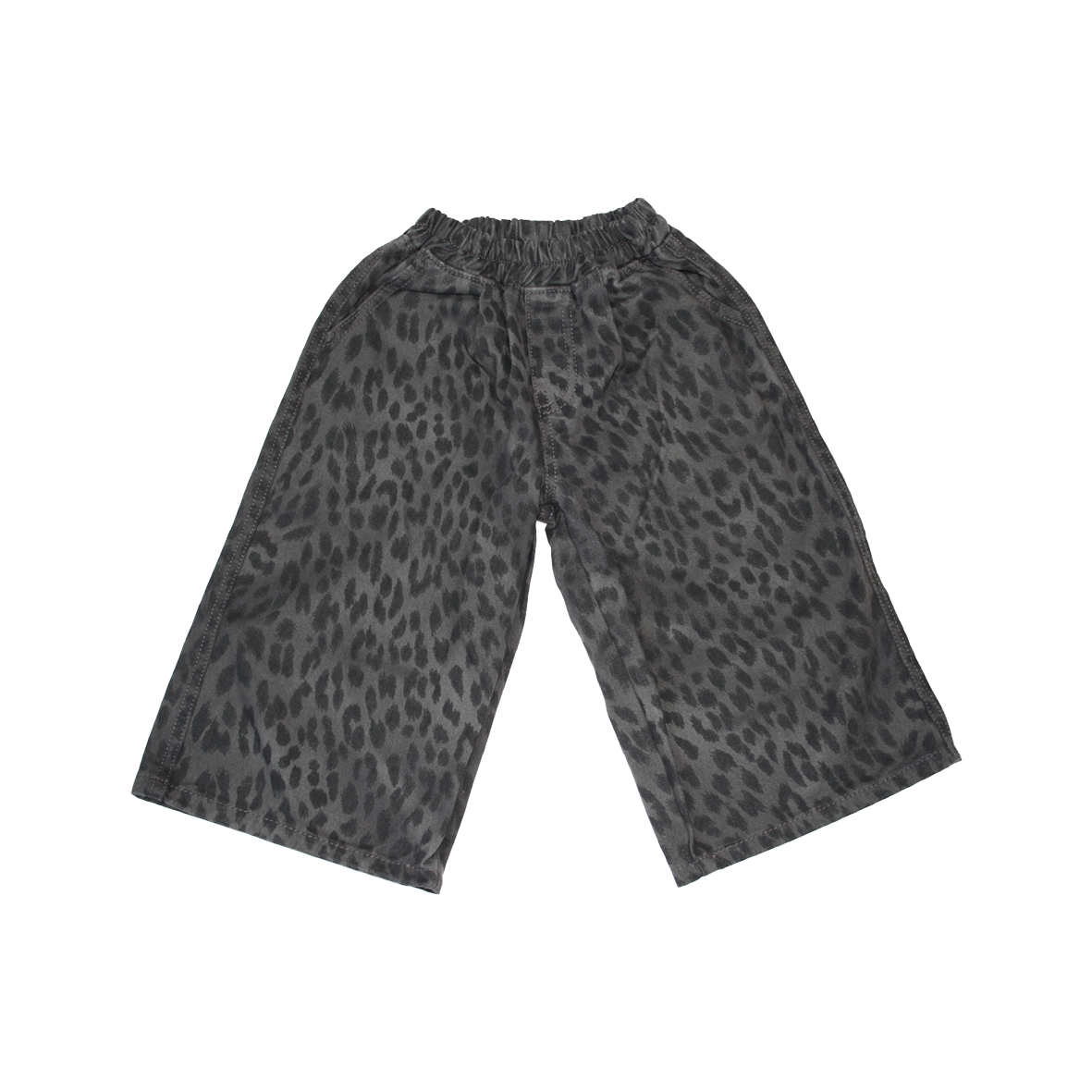 Wide Leg Leopard Trousers
