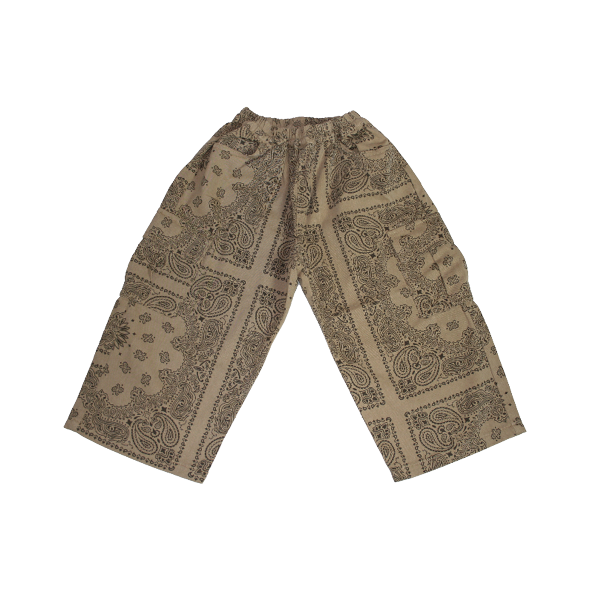 Wide Leg Cargo Pants Bandana