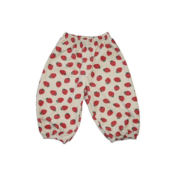 Corduroy Trousers Strawberry