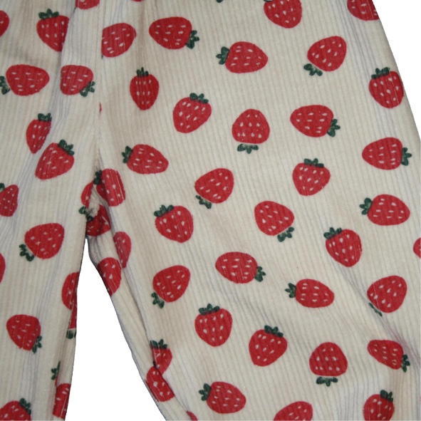Corduroy Trousers Strawberry