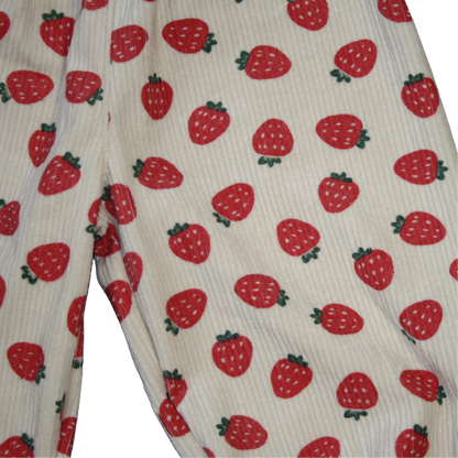 Corduroy Trousers Strawberry