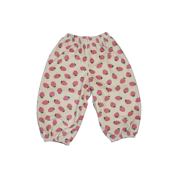 Corduroy Trousers Strawberry Pink