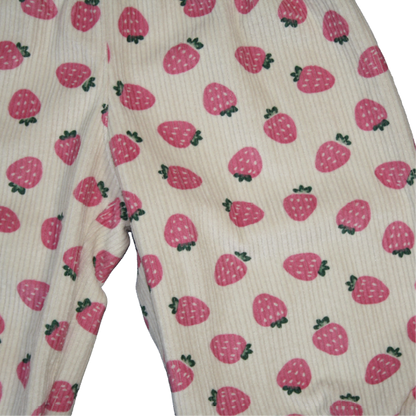 Corduroy Trousers Strawberry Pink