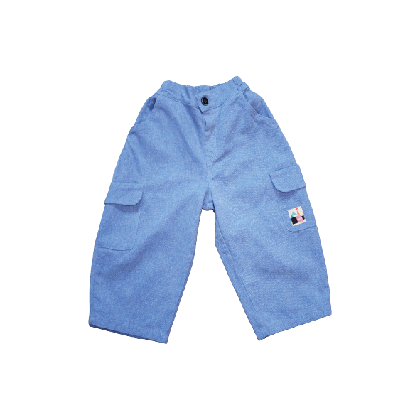 Denim Cargo Pants