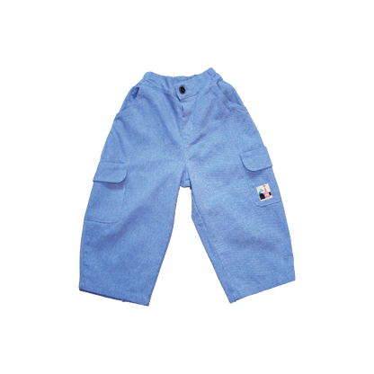 Denim Cargo Pants