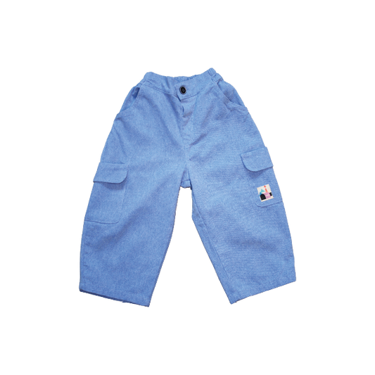 Denim Cargo Pants