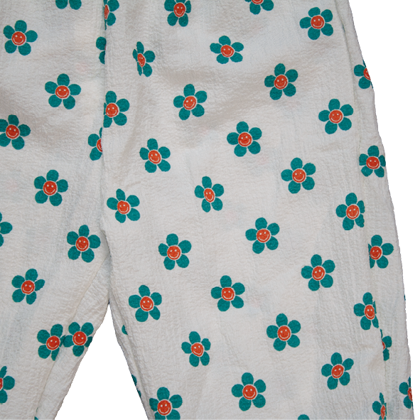 Baby Flower Pants Blue