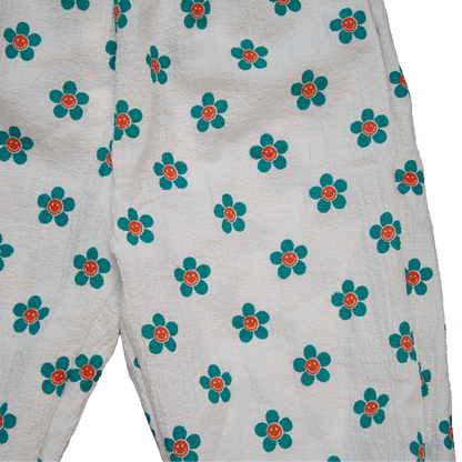 Baby Flower Pants Blue