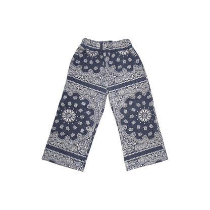 Denim Paisley Trousers