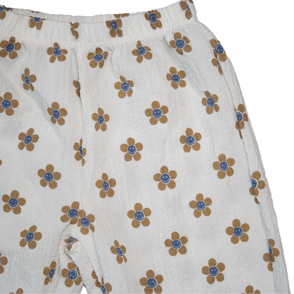 Baby Flower Pants Brown