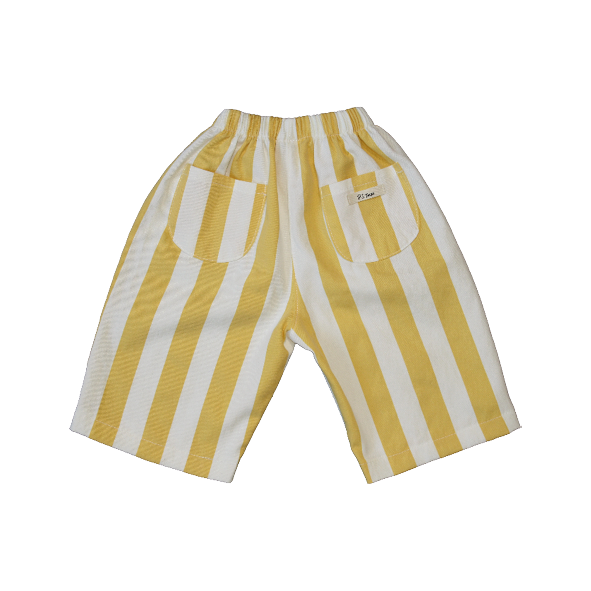 Baby Striped Pants Yellow