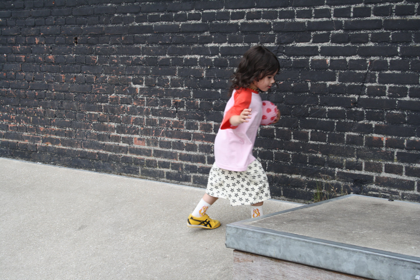 Raglan Tee Pink/Red