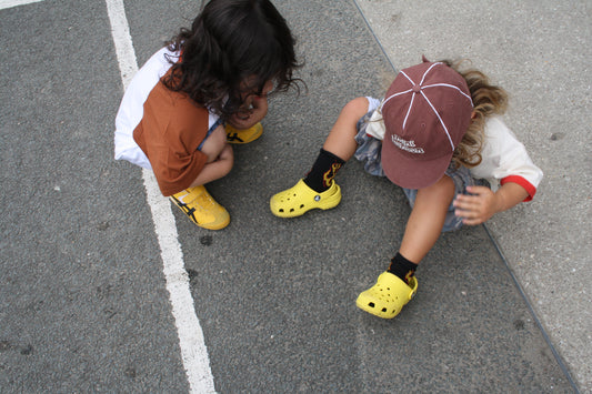 Flame Socks Black/Yellow