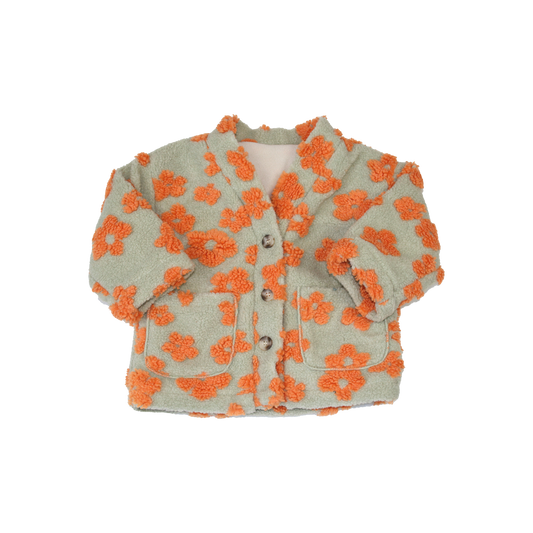 Teddy Jacket Flowers