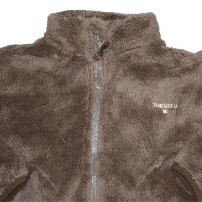 Fleece Jack Brown