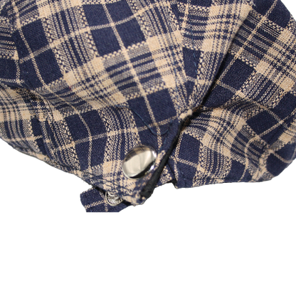 Cap Checked Blue