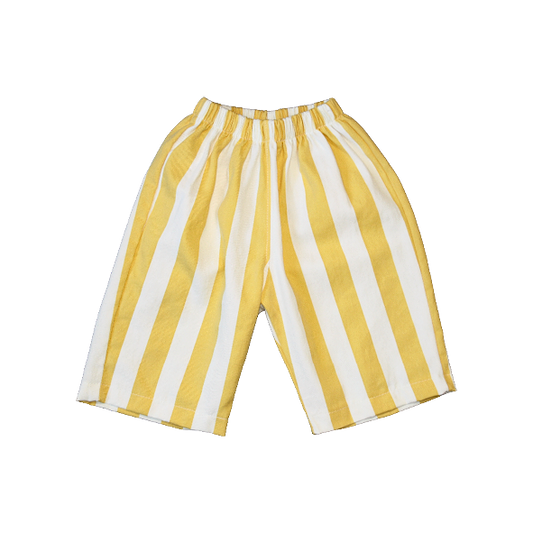 Baby Striped Pants Yellow