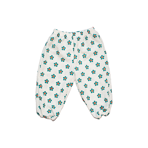 Baby Flower Pants Blue
