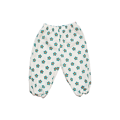 Baby Flower Pants Blue