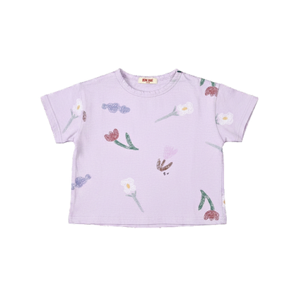 Floral T-shirt Lilac