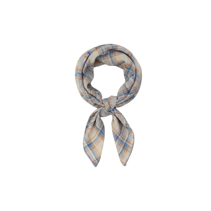 Scarf Check Blue