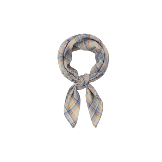 Scarf Check Blue