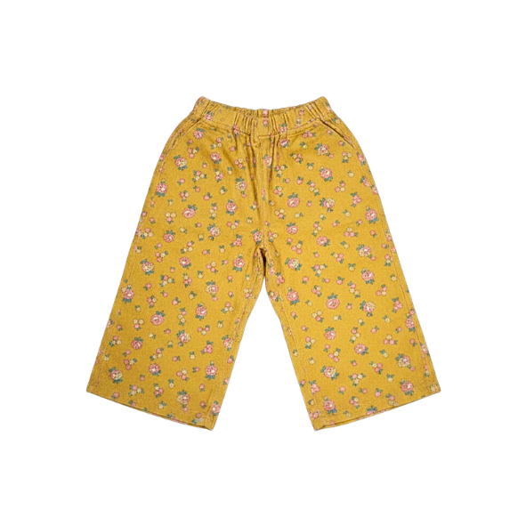 Flower Denim Yellow
