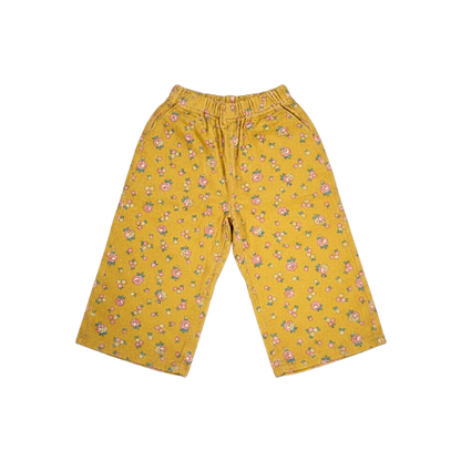 Flower Denim Yellow