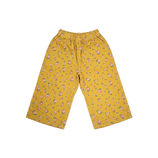 Flower Denim Yellow