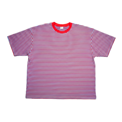 Striped T-shirt red/blue - ADULT