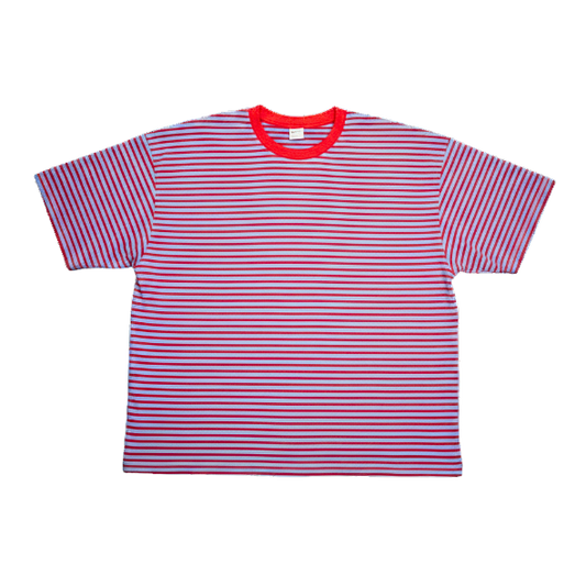 Striped T-shirt red/blue - ADULT