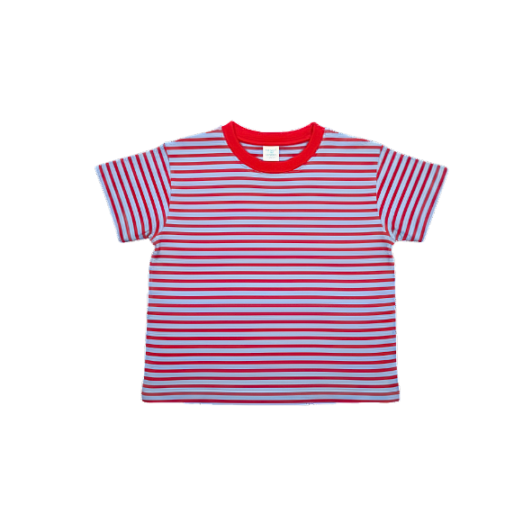 Striped T-shirt red/blue - KIDS