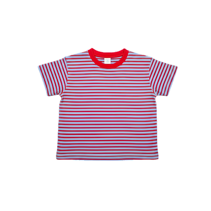 Striped T-shirt red/blue - KIDS