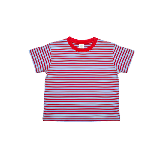 Striped T-shirt red/blue - KIDS