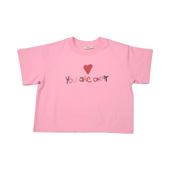 T-shirt Okay Pink