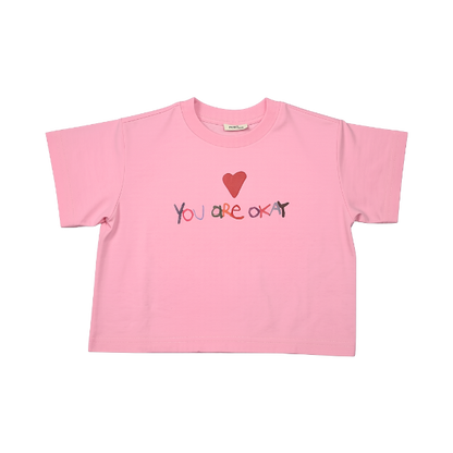 T-shirt Okay Pink