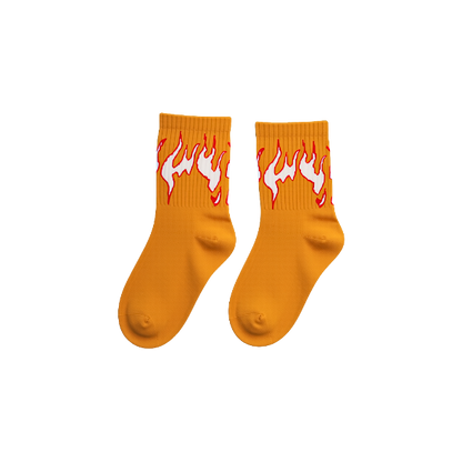 Flame Socks Yellow