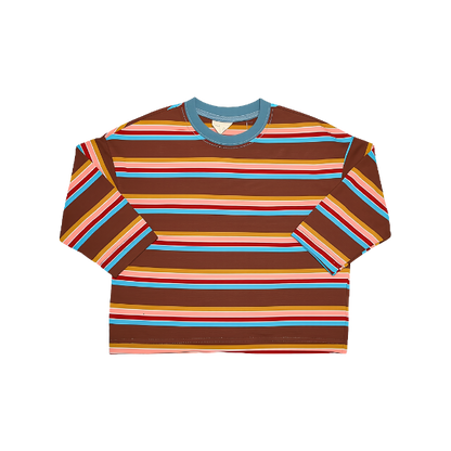 Striped Longsleeve Multi Brown