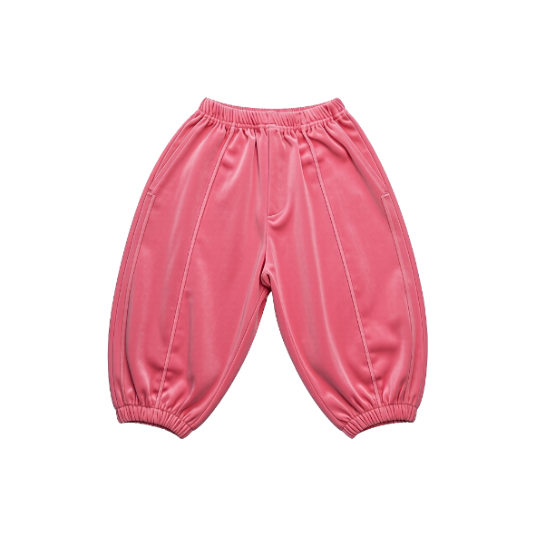 Velvet Joggers Pink