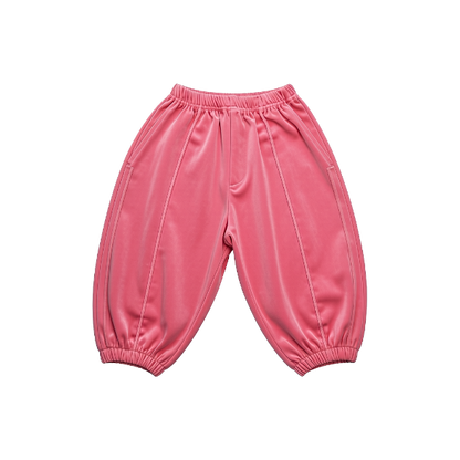 Velvet Joggers Pink