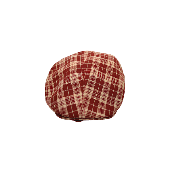 Cap Checked Red