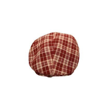 Cap Checked Red