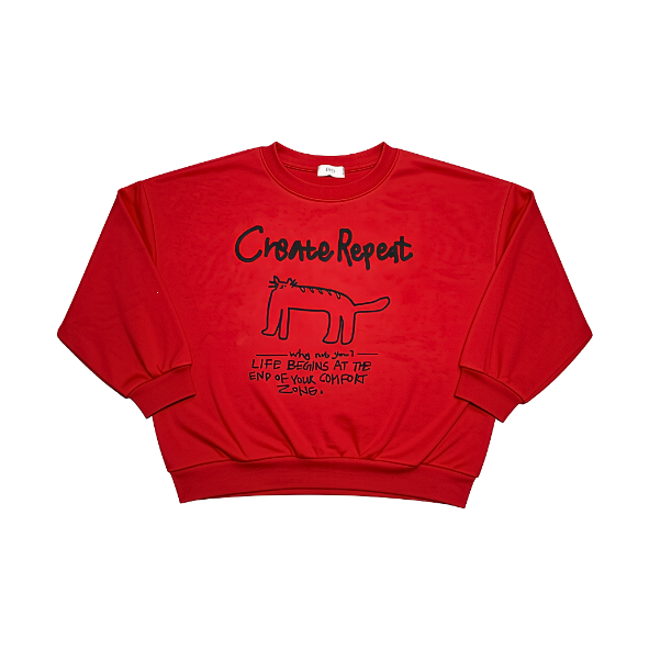Sweater Create Red