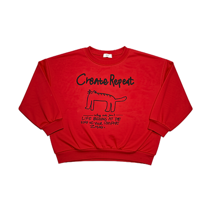 Sweater Create Red