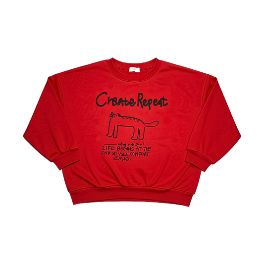Sweater Create Red