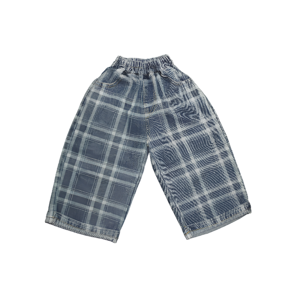 Checked Denim